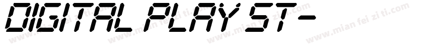 Digital Play St字体转换